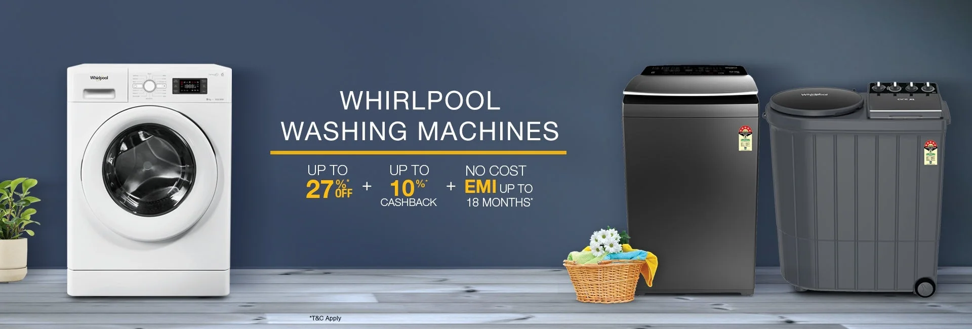 Whirlpool Washing machine Service Hyderabad | 7337449976
